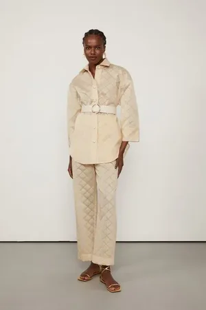 Animale Camisa Alongada Dourado