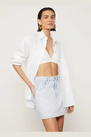 Animale Saia Jeans Box Devale Jeans Claro