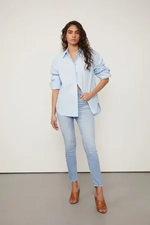 Animale Calça Jeans Skinny Basic High Delave Power Jeans Claro
