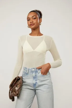 Animale Blusa De Tricot Segunda Pele Bege Bege Manha