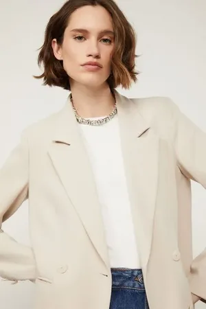 Animale Blazer De Alfaiataria Alongado Rosa Peonia