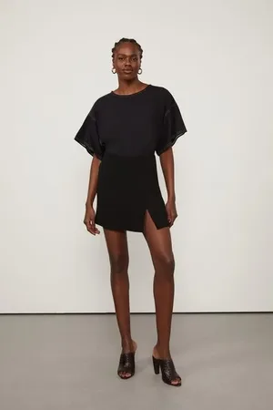 Animale Short Saia Curto Preto Preto