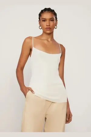 Animale Regata De Tricot Leve Com Alça Fina Off