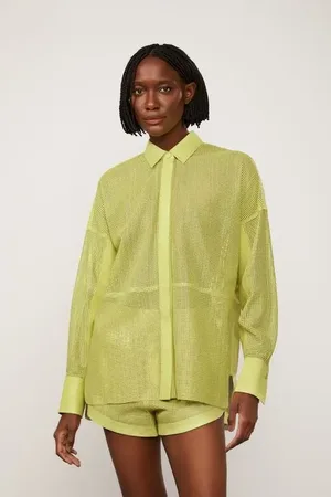 Animale Camisa De Couro Maxi Fresh Verde Aloe Verde Aloe