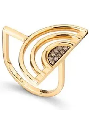 Animale Anel Leque Oa C Diamantes Chocolate