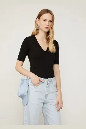 Animale Blusa De Tricot Decote v (Cor Provisoria)
