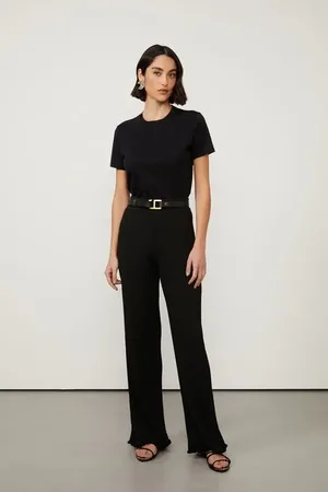 Animale Calca Pantalona De Tricot Preto