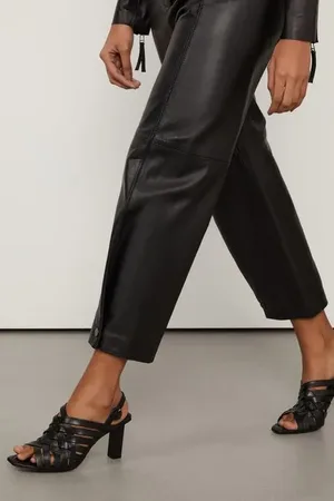 Animale Sandalia De Couro Grand Tresset Preto