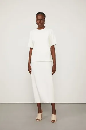 Animale Saia Midi De Tricot Off Off