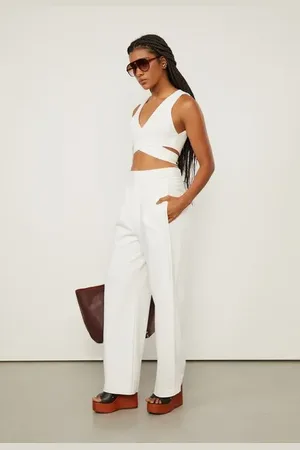 Animale Top Cropped De Malha Estruturada Off Off