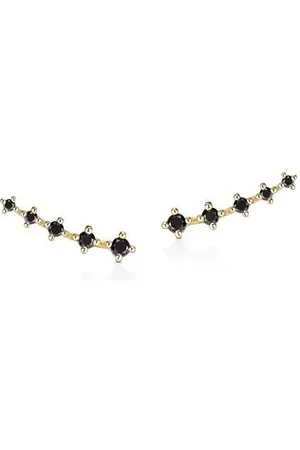 Animale Brinco Flashlight Black Amarelo Com Diamante Black