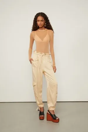 Animale Body De Tule Lurex Marrom Com Prata Marrom Doe Lurex