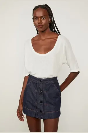 Animale Blusa De Malha Básica Com Decote u Oversized Off