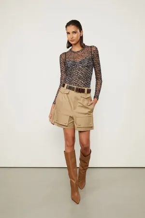 Animale Body De Tule Com Alças Estampado Pois Lente Est Pois Lente Color