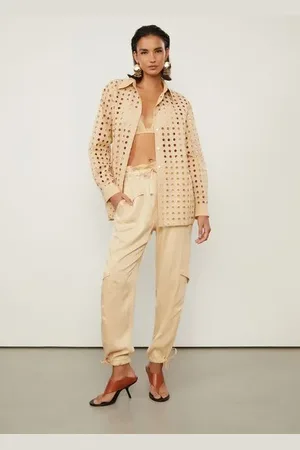 Animale Calça Cargo Nude Marzipan