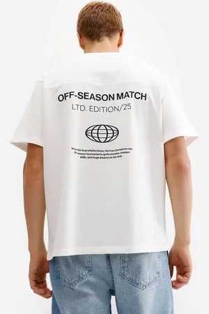 C&A Camiseta masculina de algodão estampada