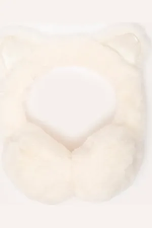 C&A Protetor de orelha de pelucia infantil gatinho