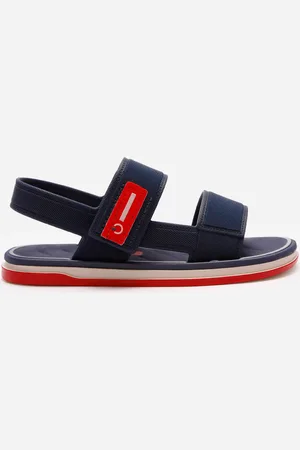 C&A Sandália infantil com velcro malaga cartago azul