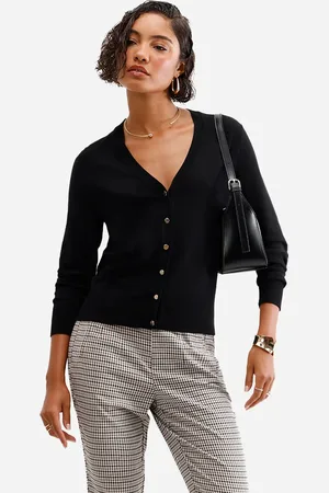 C&A Cardigan feminino de viscose