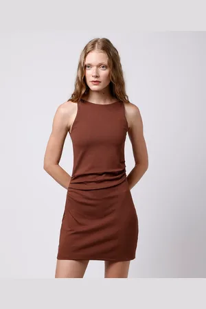 C&A Vestido curto feminino com pregas mindset