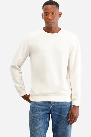 C&A Blusão masculino de moletom texturizado bege