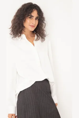 C&A Camisa acetinada oversized