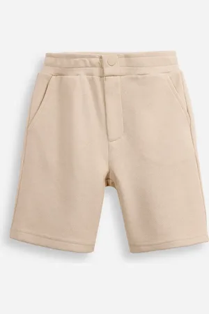 C&A Bermuda reta infantil de algodão piquet