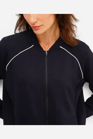 C&A Jaqueta feminina esportiva ace com nervura preta