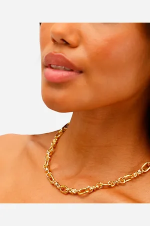 C&A Colar vintage de corrente dourado