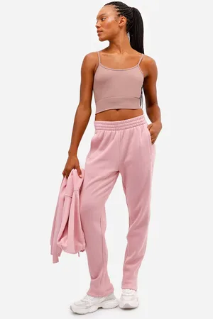 C&A Calça de moletom cintura alta esportiva ace rosa