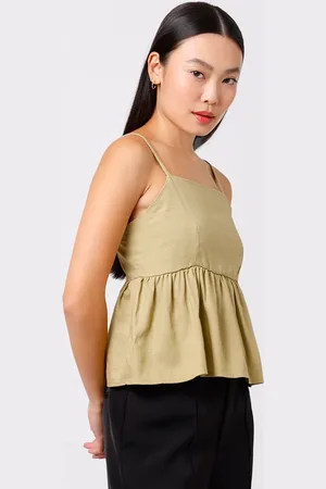 C&A Bata feminina com linho mindset verde