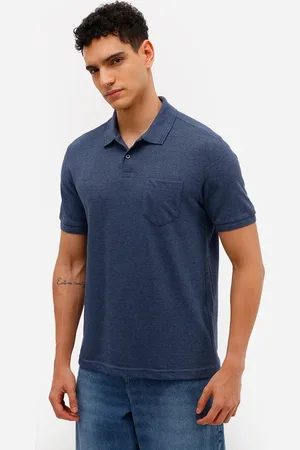 C&A Polo básica tradicional piquet com bolso azul