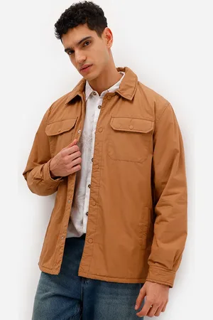 C&A Jaqueta masculina com bolso lapela bege