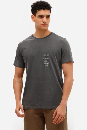 C&A Camiseta comfort masculina de algodão corvette chevrolet cinza