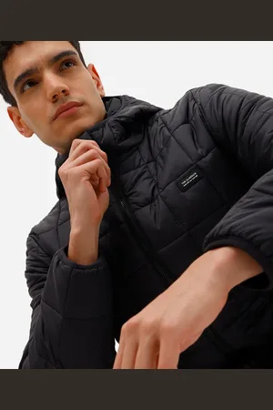C&A Jaqueta puffer masculina com capuz
