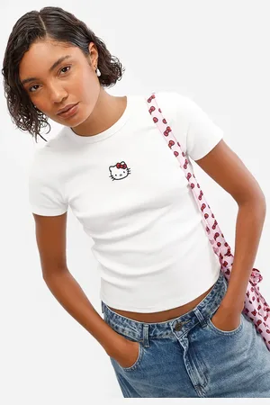 C&A Blusa feminina hello kitty canelada