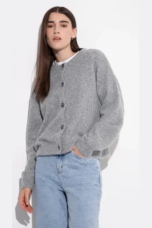 C&A Cardigan de tricot decote redondo mindset cinza
