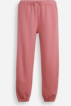 C&A Calça jogger juvenil de moletom básica rosa