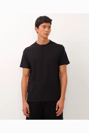 C&A Polo gola padre com botão piquet preta