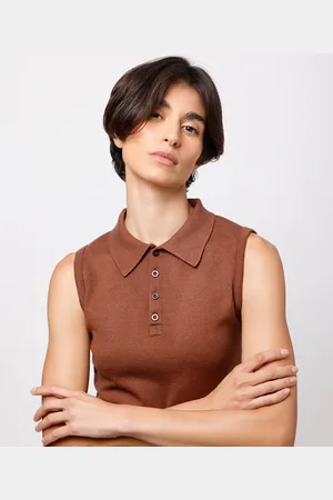 C&A Regata polo feminina de tricot mindset