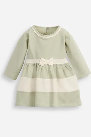 C&A Vestido curto infantil com recortes manga longa