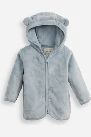 C&A Jaqueta de fleece infantil floral azul