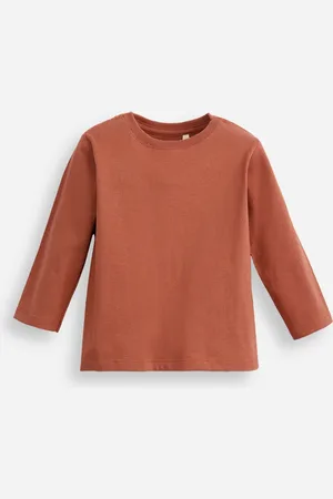 C&A Camiseta de algodão infantil marrom