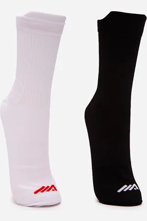 C&A Kit de 2 meias femininas cano alto esportiva ace colorida