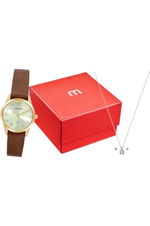 C&A Kit relógio feminino mondaine 32793lpmkdh1k1 analógico