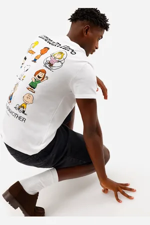 C&A Camiseta masculina de algodão manga curta snoopy