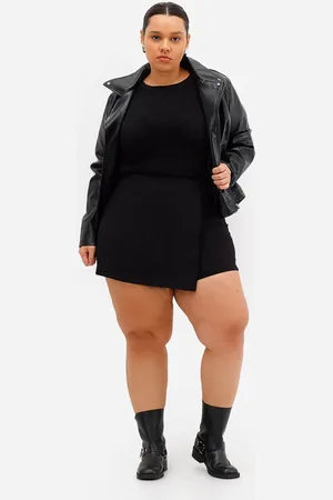 C&A Short saia feminino de viscose plus size