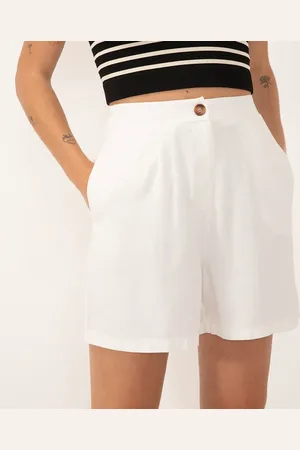 C&A Bermuda alfaiataria com pregas e bolso