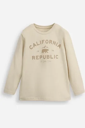 C&A Blusa de algodão infantil manga longa california