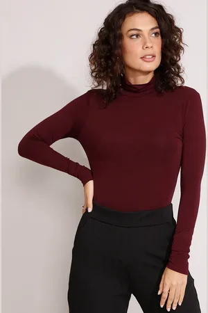 C&A Blusa Básica Manga Longa Gola Alta